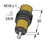 Czujnik indukcyjny Turck BI5-P18-Y1/S100, 1 szt.