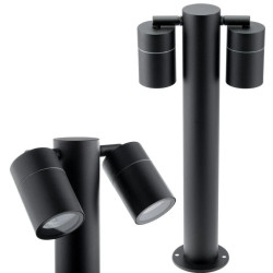 Lampa Ogrodowa Oprawa SŁUPEK Reflektor Zewnętrzny Stojąca 45 cm 2x GU10