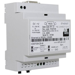 Wachendorff HD6703825M Converter RS-232/RS-485 to Ethernet 24V DC