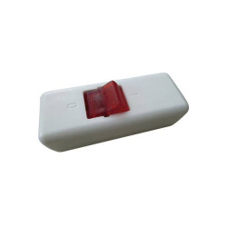 interBär 8010-108.01 Pull Switch White/Red 2xOff/On 10A Housing Screw