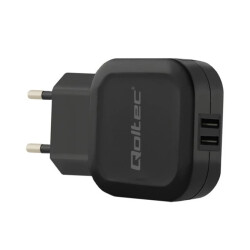 Qoltec Ładowarka sieciowa 12W 5V 2.4A 2xUSB