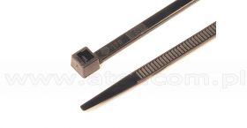 Opaski kablowe odporne na UV, 4,8x300mm, czarne, 100szt