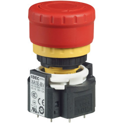 IDEC XA1E-BV313VR XA Emergency Stop Switch Non-Illuminated 16mm TurnPull 1NO-3NC