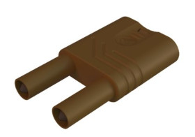 Złącze bananowe Męski Gniazdo bezsprężynowe 4 mm Brązowy 32A Hirschmann Test & Measurement rozmiar 4 mm