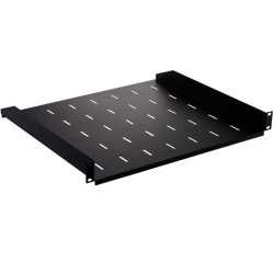Półka stała do szafy RACK 19 cali 1U 400mm czarna