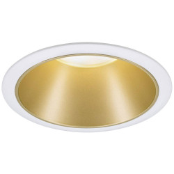 Paulmann 93405 Cole LED Recessed Light 6W White/Gold Dimmable Warm Light