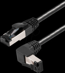 TI 49-5 L Patch cable Cat.8.1 S/FTP angled / straight, 5 m
