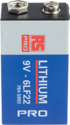 Bateria 9 V, 9V, 1.2Ah, RS PRO PP3