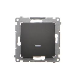 SIMON54 czarny DW1L.01/49 Łącz.podśw.pojed.+klaw