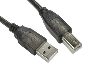 Kabel USB Złącze A USB A Złącze B USB B dł. 10m Kabel wzmacniający i przedłużający USB USB 2.0 kolor: Czarny