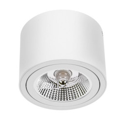 CHLOE GU10 AR111 IP20 okrągła biała ruchoma n/t