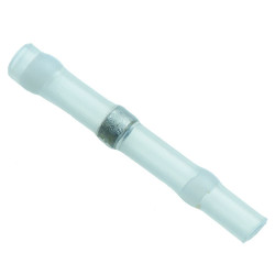 White Heat Shrink Solder Sleeve Butt Terminals