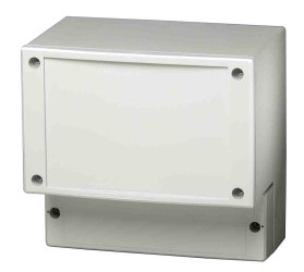 Obudowa Poliwęglan szerokość zew. 160 mm długość zew. 188 mm wys. zew. 89 mm Fibox IP67 Szary