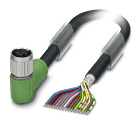 Przewód czujnik-siłownik ze złączem Złącze M12 liczba rdzeni 17 długość 3m Rodzaj A Żeńskie