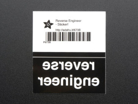 Adafruit Reverse Engineer - Sticker