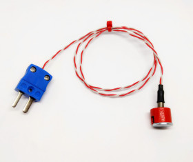 Termopara z końcówką magnetyczną K średnica 7/0.2mm długość 0.5m -50°C → +250°C Wtyk miniaturowy RS PRO