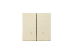 SIMON 55 Klawisz podwójny z piktogramami "schody" do: SW6/2WM szampański mat TKW6/2/144 KONTAKT SIMON