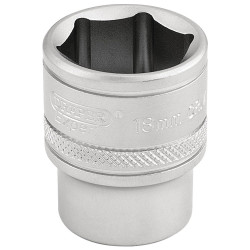 Draper Expert 16544 3/8&quot; Sq. Dr. 6 Point Metric Socket (18mm)