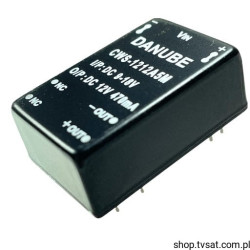 CWS-1212A5M DC-DC 12V to 12V 470mA THT DANUBE