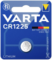 Bateria guzikowa, litowa Varta CR 1225, 3V, 48 mAh
