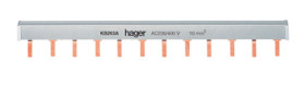 Szyna prądowa 2-fazowa, 63A, Hager