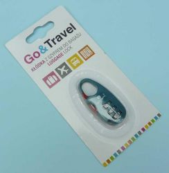 KŁÓDKA Z SZYFREM DO BAGAŻU