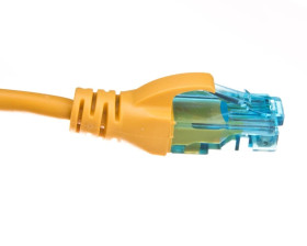 Kabel krosowy (Patch Cord) U/UTP kat.5e żółty 1m DK-1512-010/Y