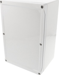 PC enclosure, (L x W x H) 239 x 160 x 119 mm, light gray (RAL 7035), IP68, 1555VB2GY