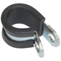 Sealey PCJ16 P-Clip Rubber Lined &#xD8;16mm Pack of 25