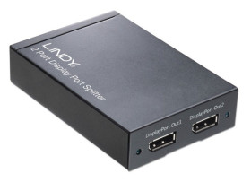 Lindy 38402 Splitter sygnałów Displayport 1 wejście 2 wyjścia