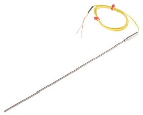 Termopara typ K do +1100C 250mm kabel 1m, Stal nierdzewna ANSI