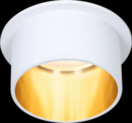 93380 Recessed light Gil, 1 x 6 W, 470 lm, 2700 K, matt white/gold