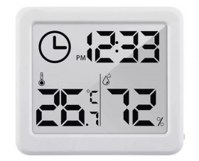 TERMOMETR/HIGROMETR Z FUNKCJA ZEGARA
