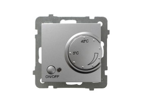 AS Regulator temperatury z czujnikiem napowietrznym srebrny RTP-1GN/m/18 OSPEL
