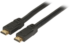 Connection cable, 5 m, black, HDMI plug type A, straight to HDMI plug type A, straight, K5431SW.5