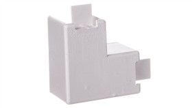 Narożnik Do Kanałów Kablowych Płaskiap 15X17 Biały /2Szt/ Ecap1517b