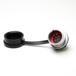 Złącze okrągłe 7-pinowe M16 Montaż przedni Gniazdo RS PRO Męski IP67 SF16