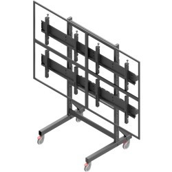 Videościanka mobilna, modułowa w układzie 2x2, dla monitorów w zakresie 40-47"