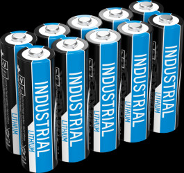 1502-0005 ANSMANN Industrial lithium batteries 10-pack AA