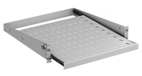 Półka ruchoma 19" 2U mocowana na 2 belkach 555mm