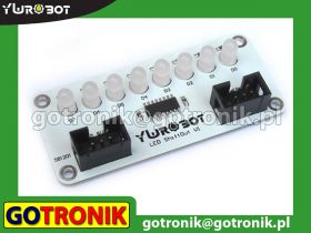 Arduino Shiftout HC595 szeregowy moduł z LED