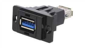 Łącznik Usb A - Usb A 3.0 Dualslim Złocony Cp30705nmb