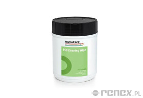 Chusteczki MicroCare nasączone ESD - opakowanie z dozownikiem