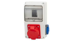 Rozdzielnica Lago 6M - Gniazda 16A 5P, 230V /6 Modułów/