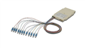 Tacka Spawów Światłowodowych Z 12 Kolorowymi Pigtailami Lc (Upc), Mm Om4...