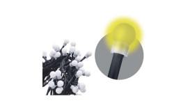 Lampki Choinkowe Kulki Xmas Zyk 6W 100Led 5M Ip20 Ciepły Biały D5gw02