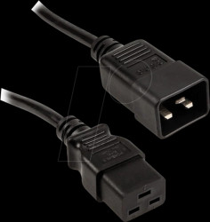 KKTP01C19C20 Kolink premium cable extension, 1.8 m, C20 to C19