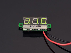 0.28 Inch LED digital DC voltmeter - Green