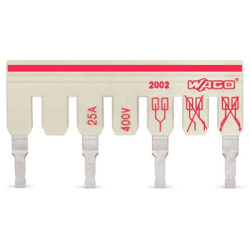 Mikroprzełącznik Staggered Jumper WAGO Blok zacisków na szynie DIN 25A Montaż wtykowy