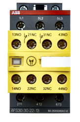 Stycznik 100 do 250 V AC/DC ABB Jokab styki: 3 50 A 3NO Śruba 1SBL297082R1322 AFS38-30-22-13
